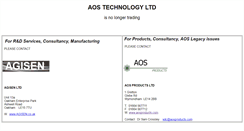 Desktop Screenshot of aost.co.uk