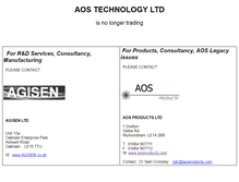 Tablet Screenshot of aost.co.uk
